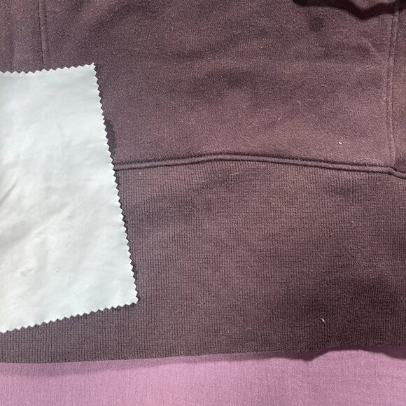 Universal Thread 1/4 zip cropped sweatshirt in brown - size medium - Picture 4 of 4